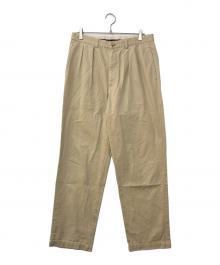 POLO RALPH LAUREN（ポロ・ラルフローレン）の古着「2タックポロチノパンツ」｜ベージュ