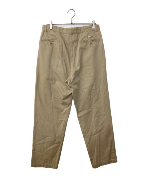 POLO RALPH LAUREN（ポロ・ラルフローレン）POLO RALPH LAUREN (ポロ・ラルフローレン) 2タックポロチノパンツ ベージュ サイズ:33の古着・服飾アイテム