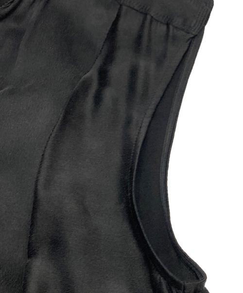 CHAOS（カオス）CHAOS (カオス) サンディングシルクワンピース ブラック サイズ:Fの古着・服飾アイテム