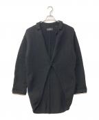 Y`s YOHJI YAMAMOTOワイズ ヨウジヤマモト）の古着「燕尾ウールカーディガン」｜ブラック