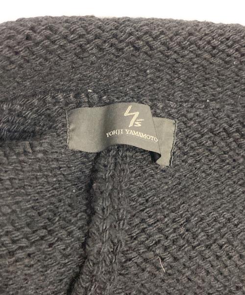 Y`s YOHJI YAMAMOTO（ワイズ ヨウジヤマモト）Y`s YOHJI YAMAMOTO (ワイズ ヨウジヤマモト) 燕尾ウールカーディガン ブラック サイズ:3の古着・服飾アイテム