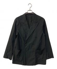 STEVEN ALAN（スティーブンアラン）の古着「LIGHT VIN TWILL W6 2B JACKET ジャケット」｜ブラック