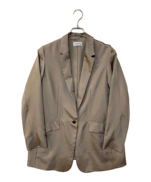 Aresense（アーセンス）Aresense (アーセンス) サテンタスーツセットアップ グレー サイズ:38の古着・服飾アイテム