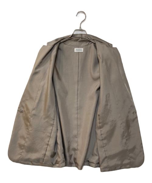 Aresense（アーセンス）Aresense (アーセンス) サテンタスーツセットアップ グレー サイズ:38の古着・服飾アイテム