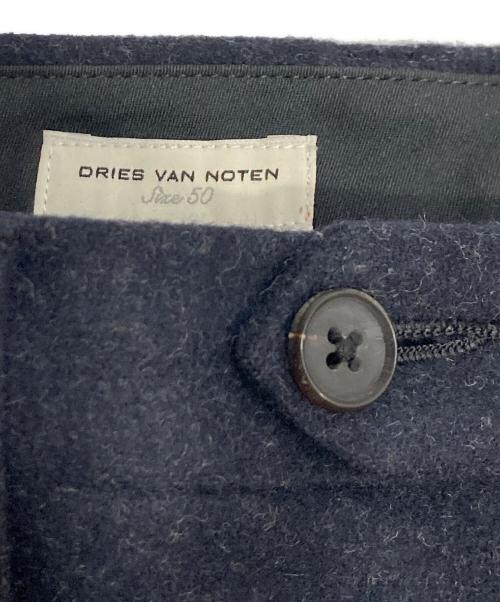DRIES VAN NOTEN（ドリスヴァンノッテン）DRIES VAN NOTEN (ドリスヴァンノッテン) wool slacks ウールスラックス ブラック サイズ:50の古着・服飾アイテム
