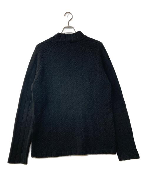 DRIES VAN NOTEN（ドリスヴァンノッテン）DRIES VAN NOTEN (ドリスヴァンノッテン) ケーブルニット ブラック サイズ:Mの古着・服飾アイテム