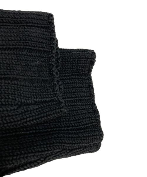 DRIES VAN NOTEN（ドリスヴァンノッテン）DRIES VAN NOTEN (ドリスヴァンノッテン) ケーブルニット ブラック サイズ:Mの古着・服飾アイテム