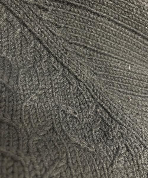 DRIES VAN NOTEN（ドリスヴァンノッテン）DRIES VAN NOTEN (ドリスヴァンノッテン) ケーブルニット ブラック サイズ:Mの古着・服飾アイテム