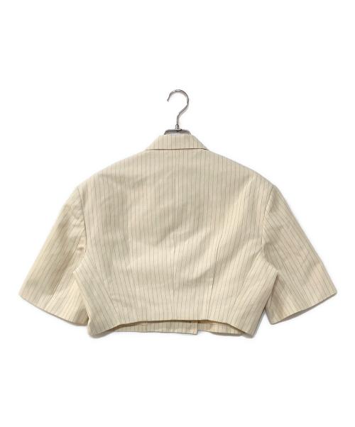CLANE（クラネ）CLANE (クラネ) CROPPED TAILRED JACKET クロップドテーラードジャケット ベージュ サイズ:2の古着・服飾アイテム