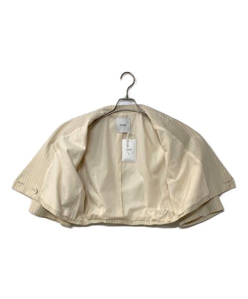 CLANE（クラネ）CLANE (クラネ) CROPPED TAILRED JACKET クロップドテーラードジャケット ベージュ サイズ:2の古着・服飾アイテム