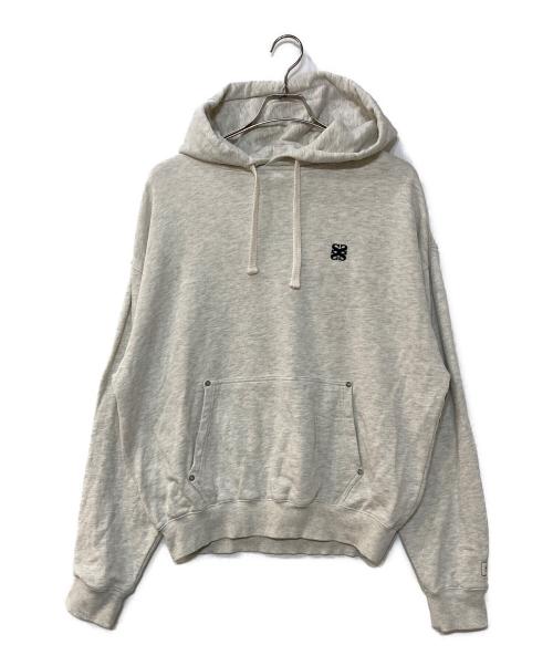 SATURDAY（サタデー）SATURDAY (サタデー) ロゴフーディ ベージュ サイズ:表記なしの古着・服飾アイテム