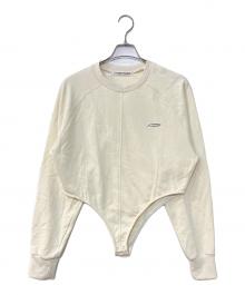 PRANK PROJECT（プランクプロジェクト）の古着「Sweatshirt Bodysuit スウェットボディースーツ」｜ベージュ