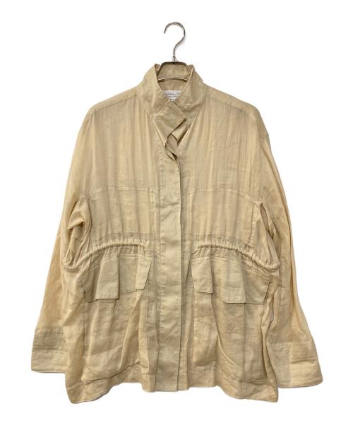 CHAOS（カオス）Chaos (カオス) リネンシアーフィールドジャケット ベージュ サイズ:Fの古着・服飾アイテム