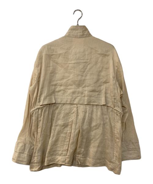 CHAOS（カオス）Chaos (カオス) リネンシアーフィールドジャケット ベージュ サイズ:Fの古着・服飾アイテム