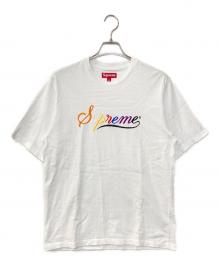 SUPREME（シュプリーム）の古着「CURSIVE S S TOP カーシブ 半袖 Tシャツ」｜ホワイト