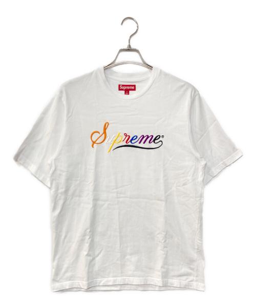 SUPREME（シュプリーム）Supreme (シュプリーム) CURSIVE S S TOP カーシブ 半袖 Tシャツ ホワイト サイズ:Sの古着・服飾アイテム