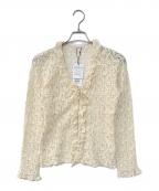CODE Aコードエー）の古着「fluffy lace blouse フラッフィーレースブラウス」｜ホワイト