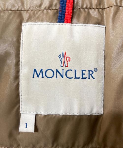 MONCLER（モンクレール）MONCLER (モンクレール) BERENGERE ダウンジャケット ベージュ サイズ:1の古着・服飾アイテム