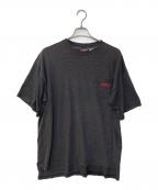 marlboroマルボロ）の古着「90`sボーダーポケットTee Marlboro」｜グレー