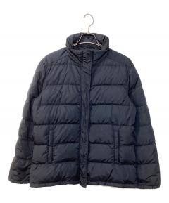 中古・古着通販】PRADA (プラダ) ダウンジャケット ブラック×ブルー