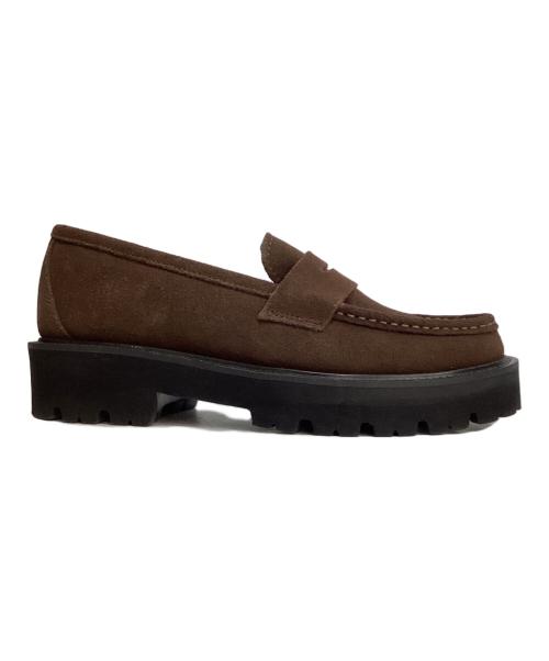 Caminando（カミナンド）Caminando (カミナンド) DEUXIEME CLASSE (ドゥーズィエム クラス) 別注SUEDE LOAFER スエードローファー ブラウン サイズ:9の古着・服飾アイテム
