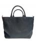 CELERI (セルリ) TOTE BAG レザー＆キャンバス リバーシブルトートバッグ ネイビー×ホワイト：13000円