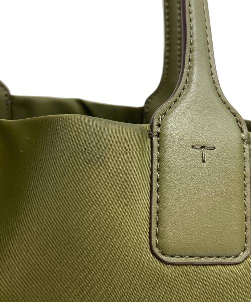 TORY BURCH（トリーバーチ）TORY BURCH (トリーバーチ) ELLA ナイロントートバッグ グリーンの古着・服飾アイテム