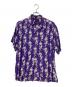 EVISU（エヴィス）の古着「骸骨柄アロハシャツ」｜パープル