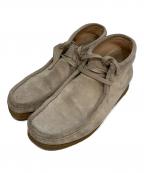 CLARKSクラークス）の古着「ワラビーブーツ　Wallabee Boot」｜ベージュ