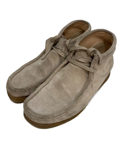 CLARKS（クラークス）CLARKS (クラークス) ワラビーブーツ　Wallabee Boot ベージュ サイズ:23.5の古着・服飾アイテム
