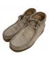 CLARKS（クラークス）の古着「ワラビーブーツ　Wallabee Boot」｜ベージュ