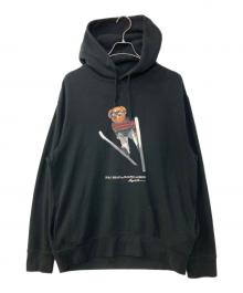 POLO RALPH LAUREN（ポロ・ラルフローレン）の古着「ポロベアーフーディ」｜ブラック