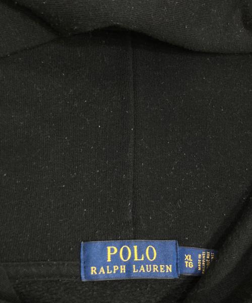 POLO RALPH LAUREN（ポロ・ラルフローレン）POLO RALPH LAUREN (ポロ・ラルフローレン) ポロベアーフーディ ブラック サイズ:XLの古着・服飾アイテム