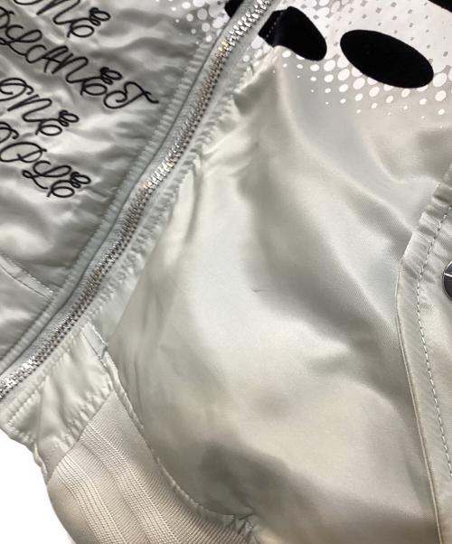 FIRST ROW（ファーストロウ）FIRST ROW (ファーストロウ) MA-1 Bomber Jacket MA-1ジャケット グレー サイズ:XLの古着・服飾アイテム