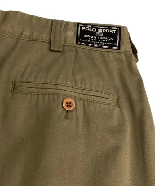 POLO SPORT（ポロスポーツ）POLO SPORT (ポロスポーツ) ワイドチノパン　WIDE CHINO PANTS ベージュ サイズ:35/34の古着・服飾アイテム