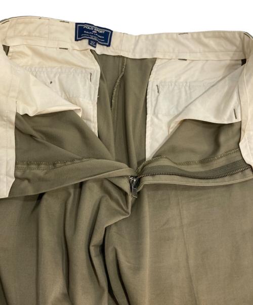 POLO SPORT（ポロスポーツ）POLO SPORT (ポロスポーツ) ワイドチノパン　WIDE CHINO PANTS ベージュ サイズ:35/34の古着・服飾アイテム