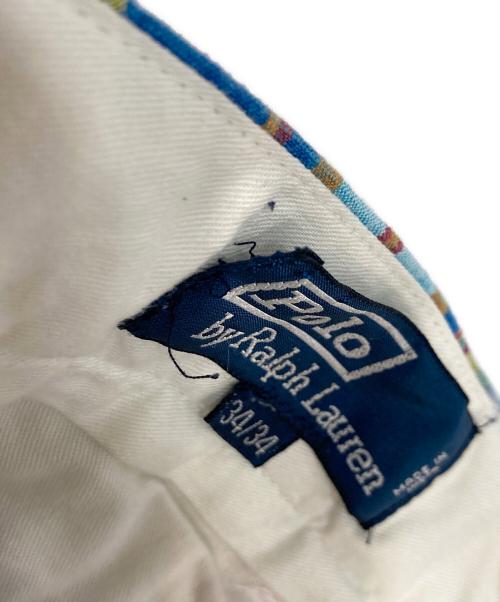 POLO RALPH LAUREN（ポロ・ラルフローレン）POLO RALPH LAUREN (ポロ・ラルフローレン) マドラスチェックパッチワークパンツ マルチカラー サイズ:W34の古着・服飾アイテム