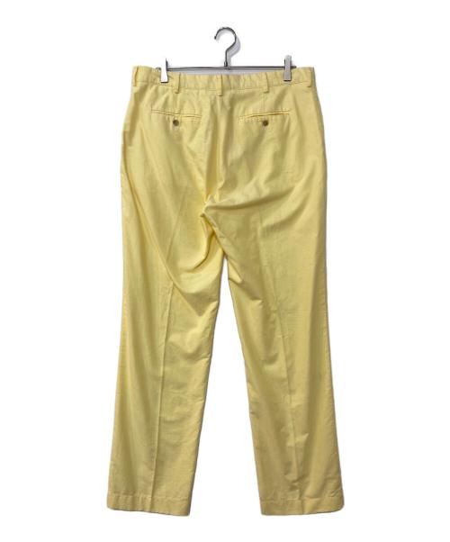 POLO RALPH LAUREN（ポロ・ラルフローレン）POLO RALPH LAUREN (ポロ・ラルフローレン) ワイドチノパン WIDE CHINO PANTS イエロー サイズ:W36の古着・服飾アイテム