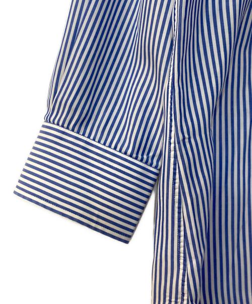 POLO RALPH LAUREN（ポロ・ラルフローレン）POLO RALPH LAUREN (ポロ・ラルフローレン) ESTATE ストライプ ドレスシャツ ブルー サイズ:42-84の古着・服飾アイテム