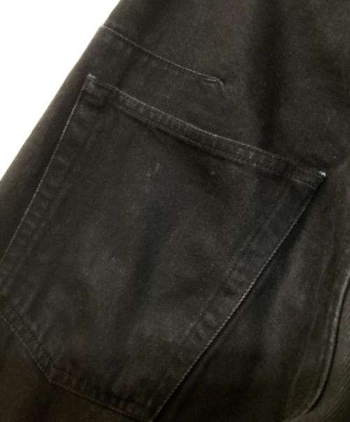 NVRFRGT（ネヴァーフォーゲット）NVRFRGT (ネヴァーフォーゲット) 3D TWISTED WIDE LEG JEANS 3D ツイステッド ワイド レッグ ジーンズ デニム パンツ ブラック サイズ:2の古着・服飾アイテム