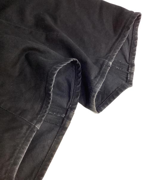 NVRFRGT（ネヴァーフォーゲット）NVRFRGT (ネヴァーフォーゲット) 3D TWISTED WIDE LEG JEANS 3D ツイステッド ワイド レッグ ジーンズ デニム パンツ ブラック サイズ:2の古着・服飾アイテム