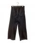 NVRFRGT (ネヴァーフォーゲット) 3D TWISTED WIDE LEG JEANS 3D ツイステッド ワイド レッグ ジーンズ デニム パンツ ブラック サイズ:2：18000円