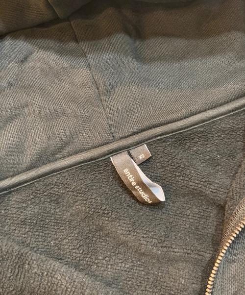 entire studios（エンタイアスタジオ）entire studios (エンタイアスタジオ) Eternal Zip Hoodie ブラック サイズ:XSの古着・服飾アイテム