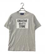 BoTTボット）の古着「CREATIVE DRUG STORE プリントTシャツ」｜グレー