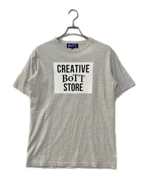 BoTT（ボット）BoTT (ボット) CREATIVE DRUG STORE プリントTシャツ グレー サイズ:Mの古着・服飾アイテム