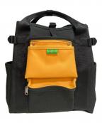 PORTERポーター）の古着「UNION RUCKSACK」｜ブラック×イエロー