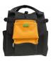 PORTER（ポーター）の古着「UNION RUCKSACK」｜ブラック×イエロー