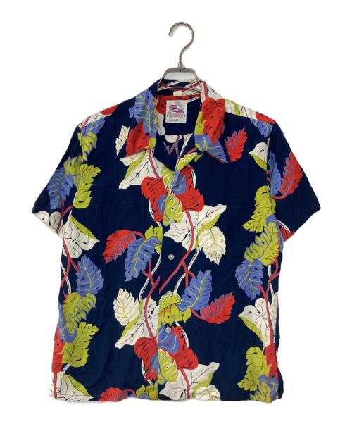 Sun Surf SPECIAL EDITION（サンサーフ・スペシャルエディション）Sun Surf SPECIAL EDITION (サンサーフ・スペシャルエディション) “MONSTERA”アロハシャツ ネイビー サイズ:Mの古着・服飾アイテム