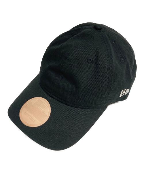 New Era（ニューエラ）New Era (ニューエラ) HENDER SCHEME (エンダースキーマ) 9TWENTY Hender Scheme Side Logo コラボレザーパッチキャップ ブラック サイズ:M/Lの古着・服飾アイテム