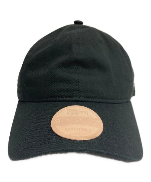 New Era（ニューエラ）New Era (ニューエラ) HENDER SCHEME (エンダースキーマ) 9TWENTY Hender Scheme Side Logo コラボレザーパッチキャップ ブラック サイズ:M/Lの古着・服飾アイテム